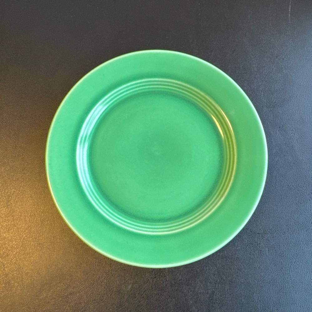 Vintage Harlequin Green plate
